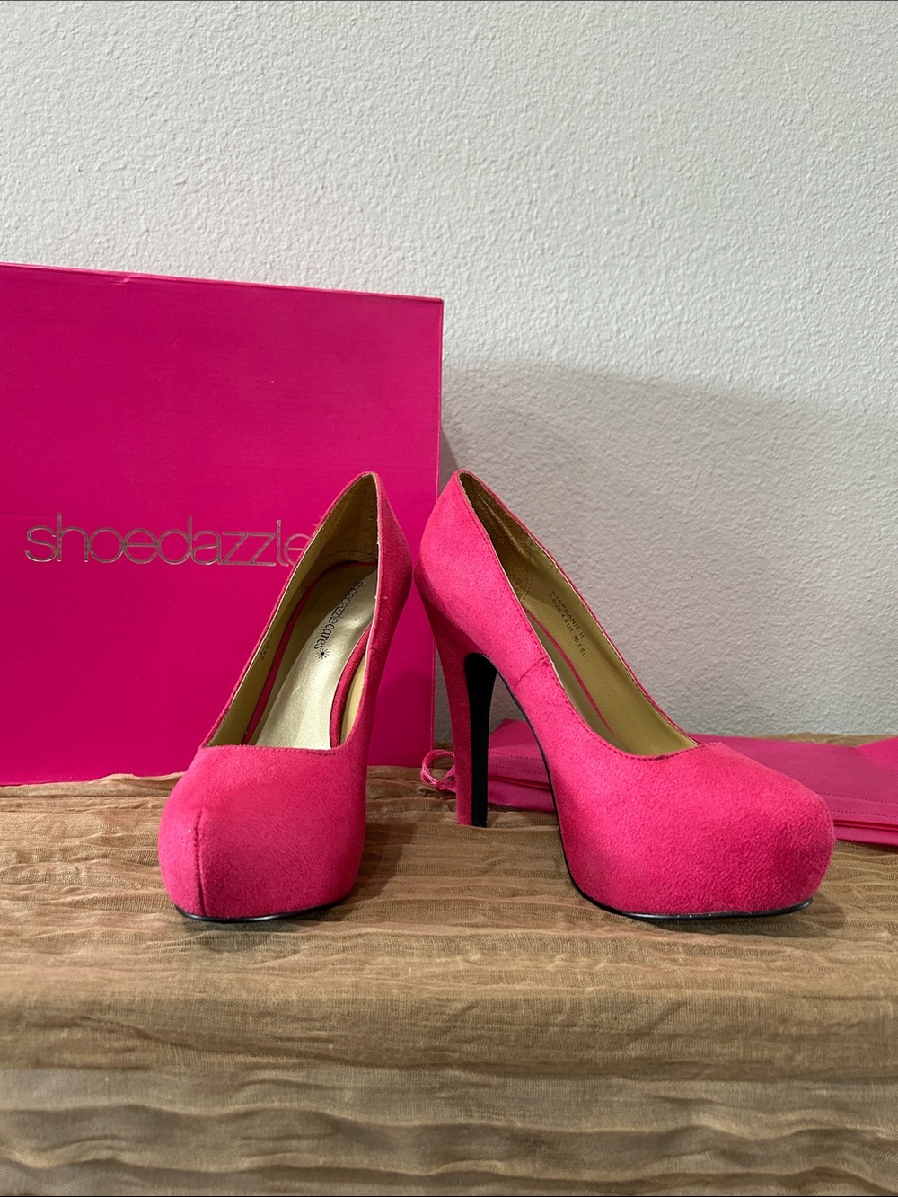 Hot pink 5 inch heels